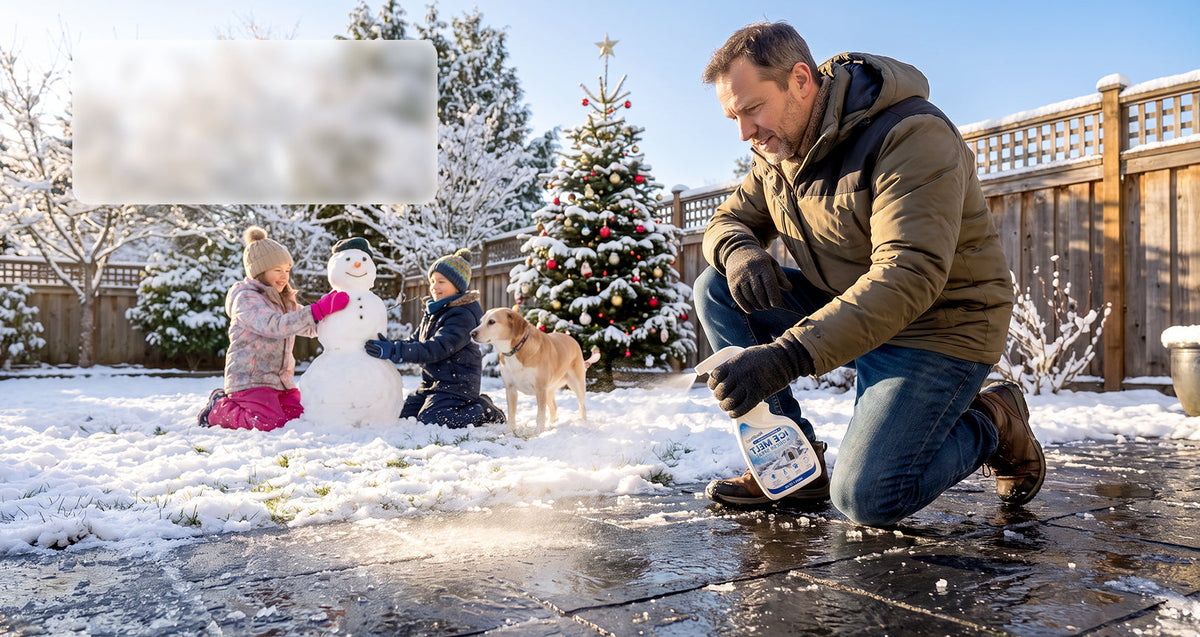 Walkways winter application