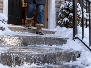 Animated de-icing demonstration