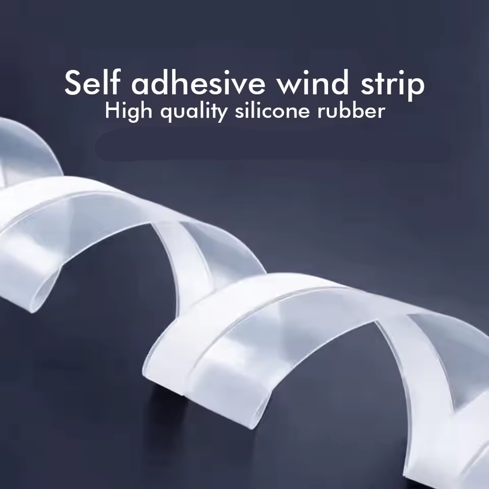 16.4Ft Door Weather Stripping, (1.38in Width) Weather Stripping Door Draft Stopper Adhesive Seal Strip Anti Draft Insulation Tape for Doors Windows and Shower Doors