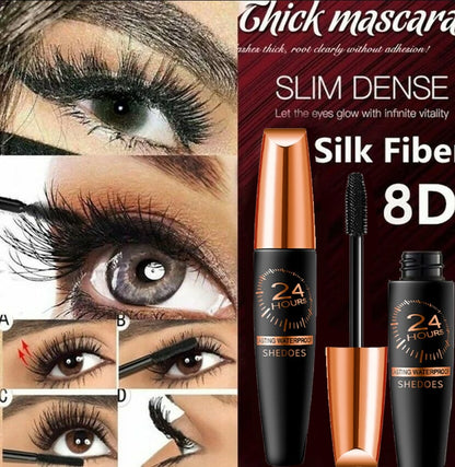 🎁Limited time 49% OFF⏳4D Waterproof Silk Fibre Thick Lengthening Mascara