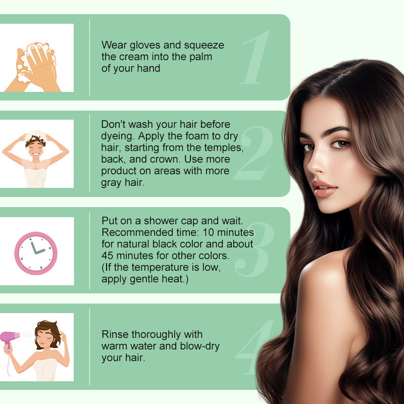 💖 3-In-1 Botanical Hair Coloring Cream