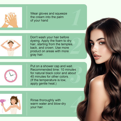 💖 3-In-1 Botanical Hair Coloring Cream