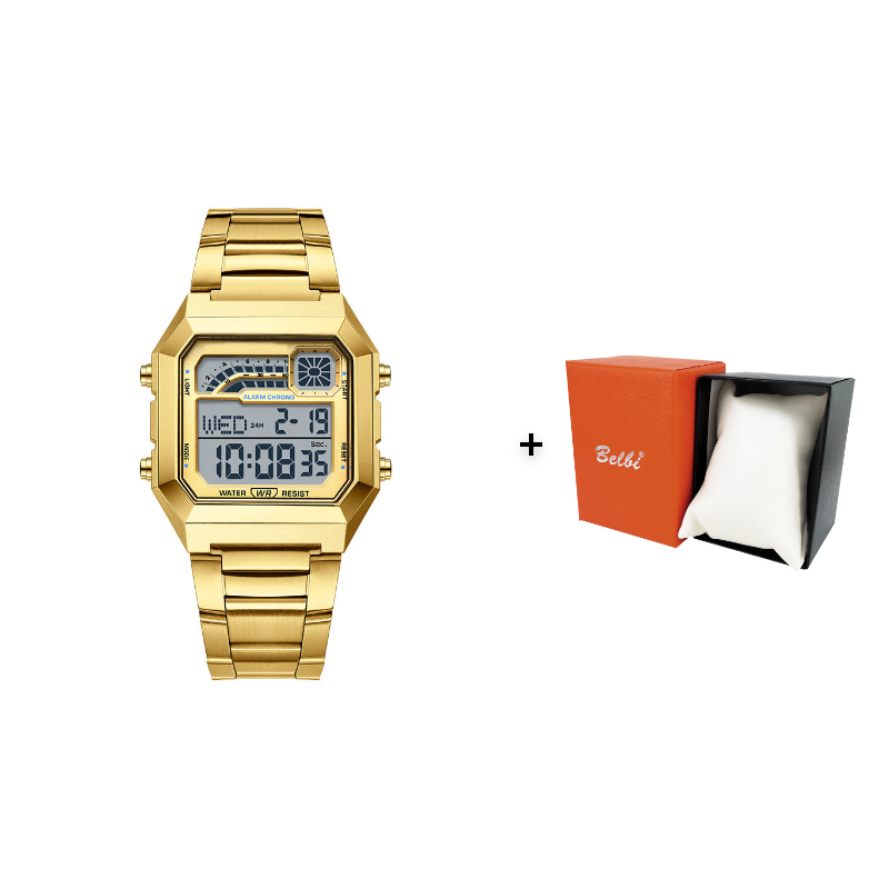 🔥Unisex Square Digital Watch with Luminous Display