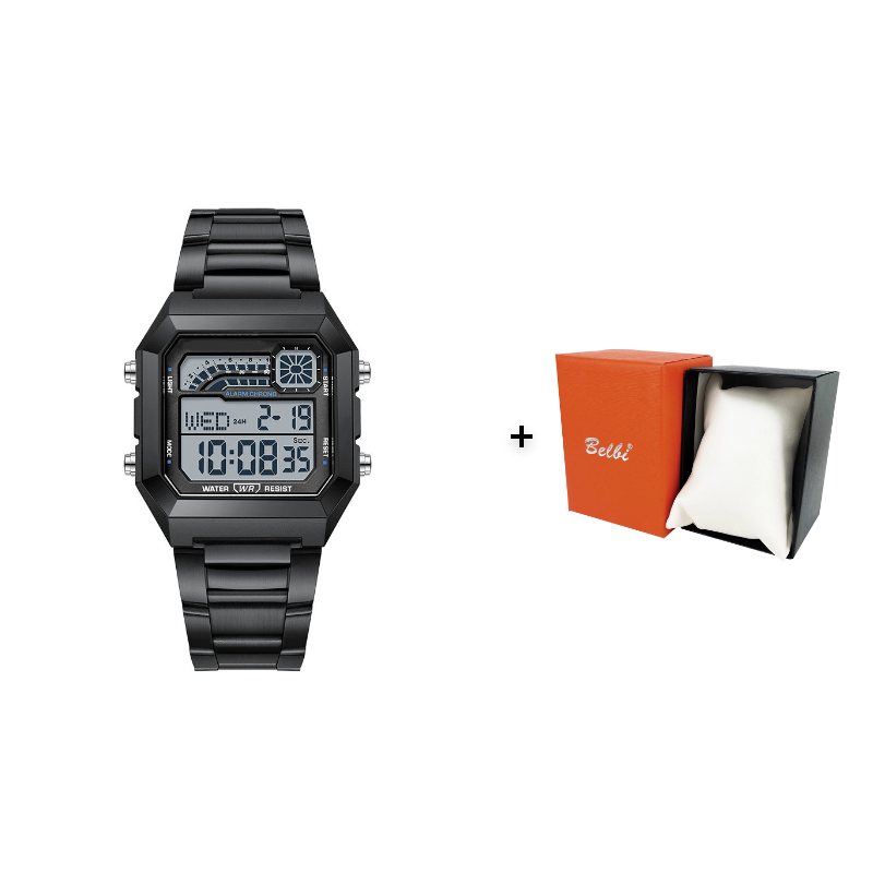 🔥Unisex Square Digital Watch with Luminous Display