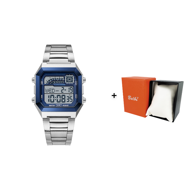🔥Unisex Square Digital Watch with Luminous Display