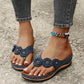 🎁Hot Sale 49% OFF⏳Comfort Wedge Floral Sandals