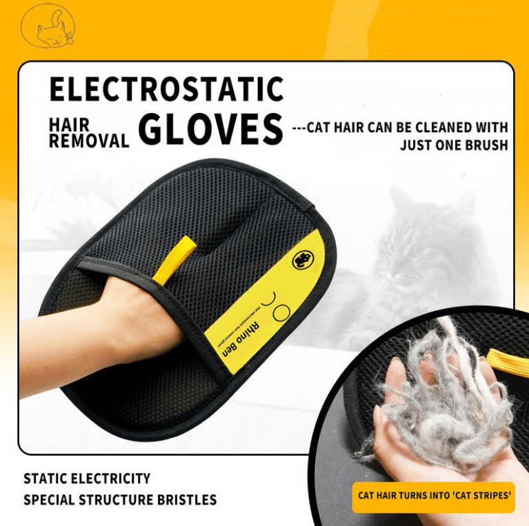 🔥Buy 2 Get 1 Free🔥✨ Pet Hair Remover Electrostatic Gloves