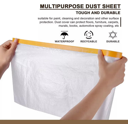 🎁Hot Sale 49% OFF⏳5ft x 60ft Waterproof Dust-Proof Covering Masking Film
