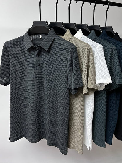 🎁Hot Sale 40% OFF⏳Men's Ice Summer Mesh Short Sleeve T-Shirt