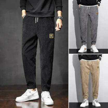 🎁Christmas Hot Sale🔥Men's Corduroy Casual Trousers - newbeew