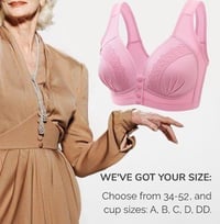 🎁Hot Sale 49% OFF⏳Front Button Breathable Skin-Friendly Cotton Bra