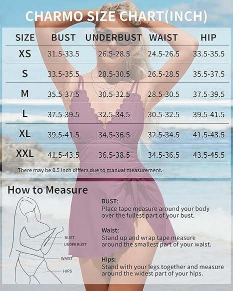 🏖️LAST DAY SALE 49% OFF🔥Your Go-To Tummy Control Swim Dress 🌞 | Flattering One-Piece with Tie Waist & Skirt 🩱🌊