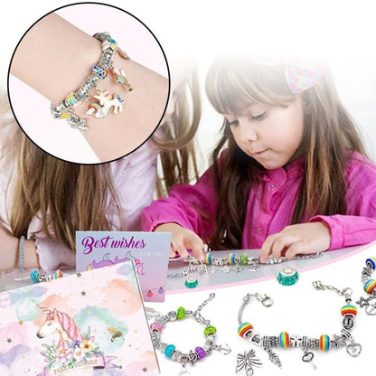 🎁Best Christmas Gift For Girls 50% OFF💖🔥Girls Charm Bracelet Making Kit✨