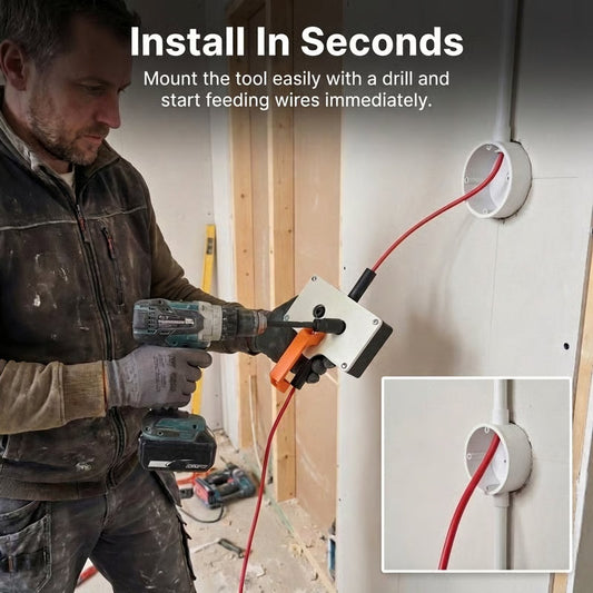 🔧Efficient Cable Pulling Tool – The Ultimate Solution for Easy Wiring