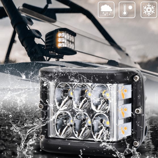 🚗Car Dual Sides LED Dual Color Light.