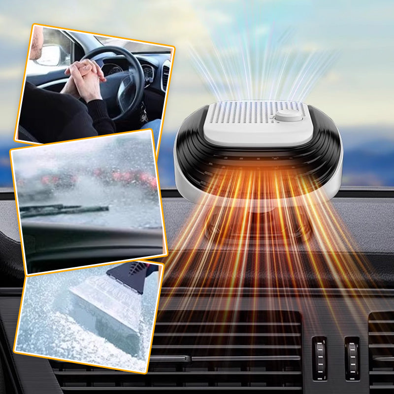 ❄️ Portable Car Heater: 12V/24V Fast Heating + 360° Rotation – Essential Winter Car Accessory!