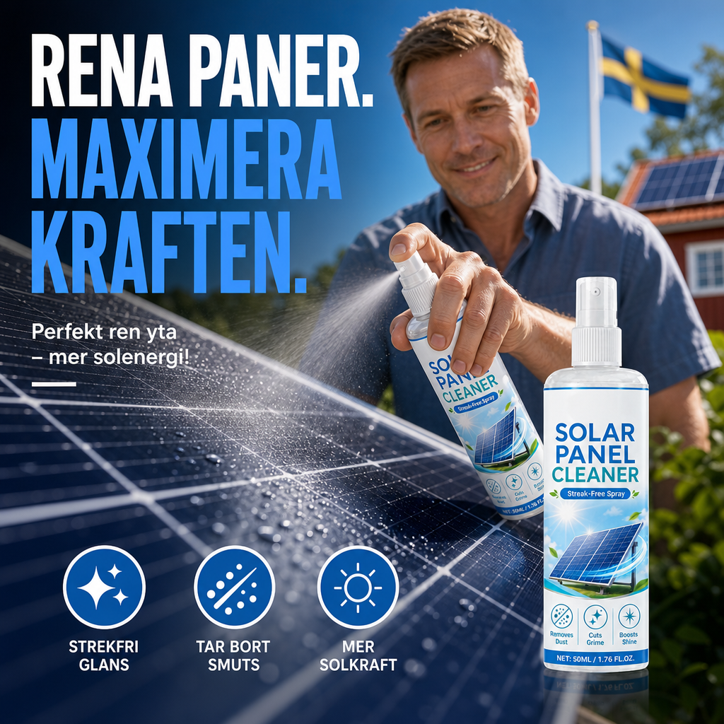 🛒 50% OFF NOW! ☀️ Advanced solar panel cleaning spray – Effectively removes dirt & improves energy output – Easy-to-use outdoor product 💧