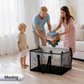 🎁 Transparent Fabric Storage Box | Foldable Closet Organizer – Perfect for Clothes, Toys, Blankets & More! 🧸👕📦