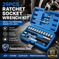 🎉 2026 Sale — Over 16,600 Sold!🔧29‑Pcs Ratchet Socket Wrench Kit 🛠️