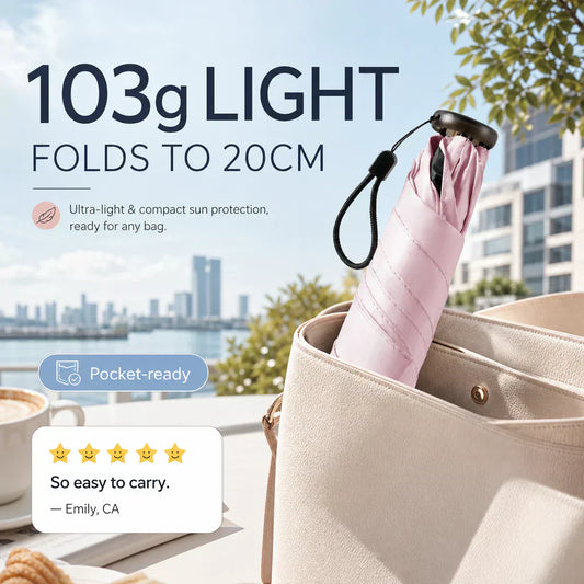 ⏳🔥LIMITED-TIME 60% OFF! 🌊🏖️Ultra-Lightweight Compact All-Weather Umbrella🎁