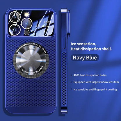 🎁Hot Sale 40% OFF⏳Electroplating Heat Dissipation Magnetic Large Window Phone Case