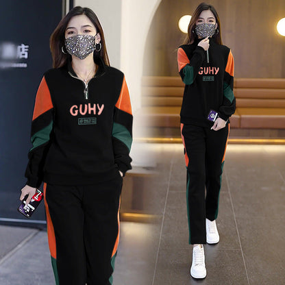 🎁Hot Sale 40% OFF⏳Women's 2 Piece Long Sleeve Sweatsuits Sets - Half Zip Sweatshirts & Sweatpants