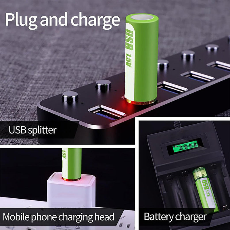 🎁Hot Sale 40% OFF⏳USB Rechargeable Constant Voltage Large Capacity Lithium Battery
