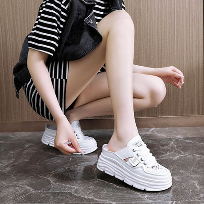 🎁Limited time 49% OFF⏳Lightweight Thick-sole Hollowed Breathable Shoes for Women