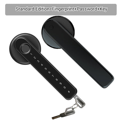🎁Hot Sale 40% OFF⏳Fingerprint Smart Door Lock Handle With Bluetooth APP Control