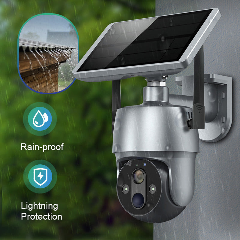 🎁Limited time 40% OFF⏳360-degree Solar Surveillance Camera with Full Color Night Vision