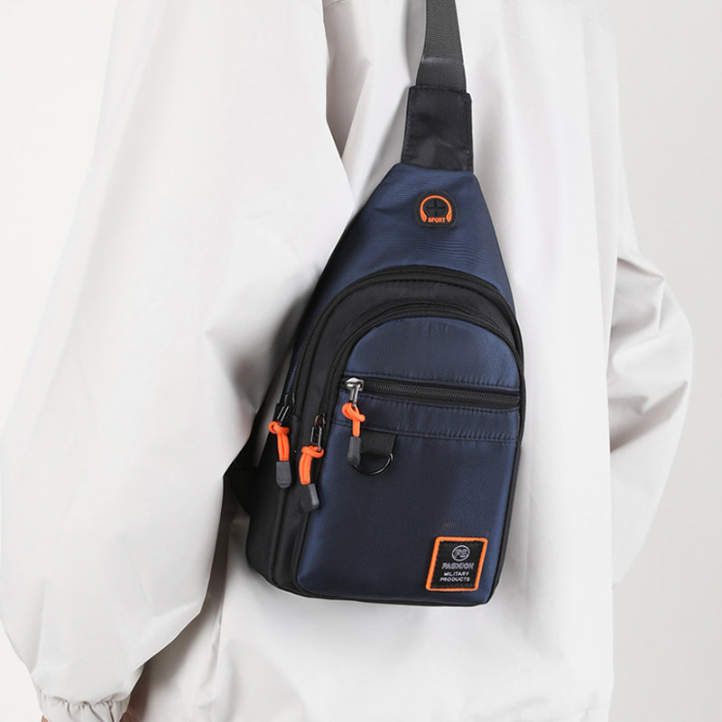🎒 BUY 3 GET 4! ✨ Men's Waterproof Nylon Crossbody Bag - Multi-Compartment Organization with Adjustable Strap for Travel & Everyday Use 🌧️💼