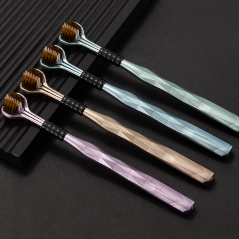 HOT SALE🦷Three-headed multi-angle cleaning toothbrush