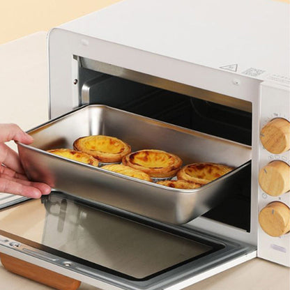 🔥2024-Hot Sale🎁49% OFF-Stainless Steel Square Plate（With Lid）