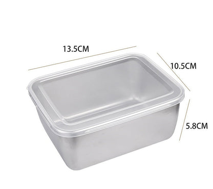 🔥2024-Hot Sale🎁49% OFF-Stainless Steel Square Plate（With Lid）