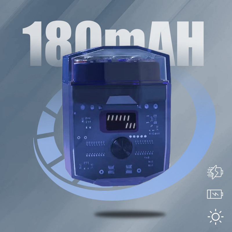 ✨2025 New Design🔥Transparent and Silent Mini Electric Shaver