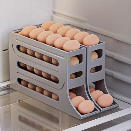 4-Tier Tilted Design Egg Storage Rack