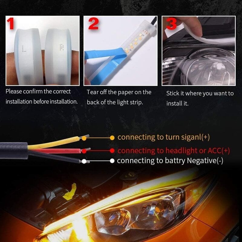 ⏳Time-Limited Special⏰Flexible Car LED Flow Type Auto Signal Light (2 Pcs)🚗💡