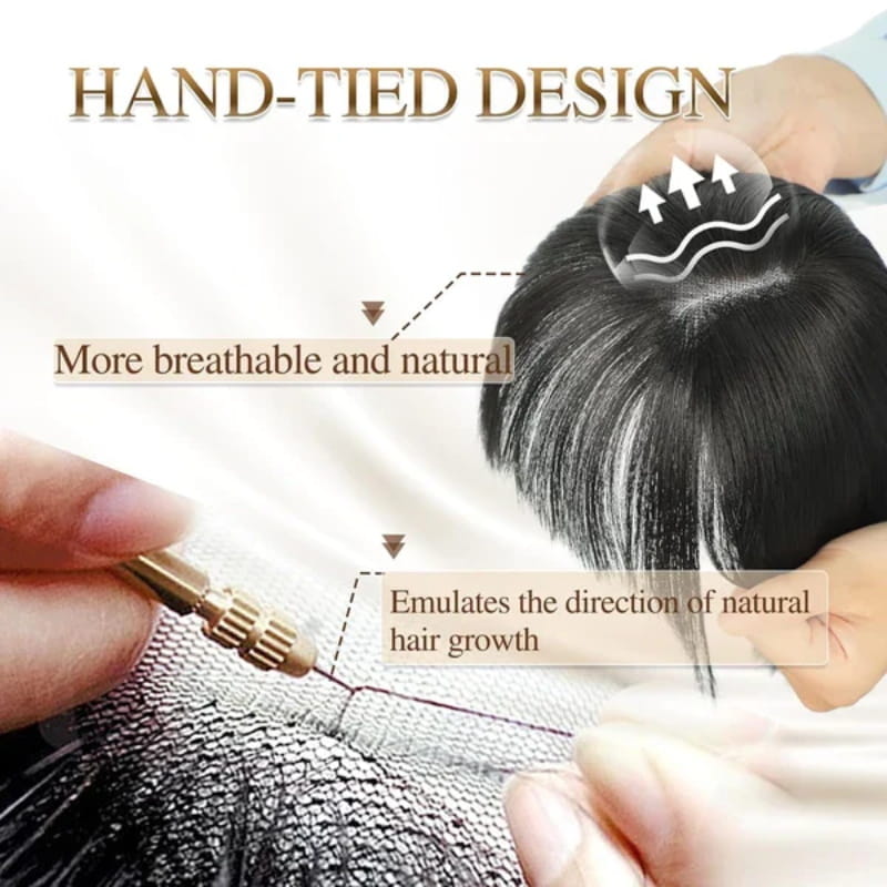 💥 Natural hairpieces for women with fringe💥