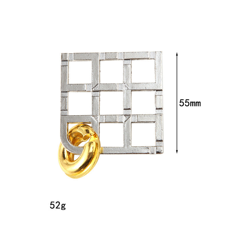 Metal Puzzle Brain Teaser IQ Test Toys Educational Mind Games Adults Child Rompecabezas Metalico Juegos De Ingenio Y Habilidad