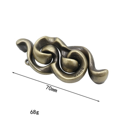 Metal Puzzle Brain Teaser IQ Test Toys Educational Mind Games Adults Child Rompecabezas Metalico Juegos De Ingenio Y Habilidad