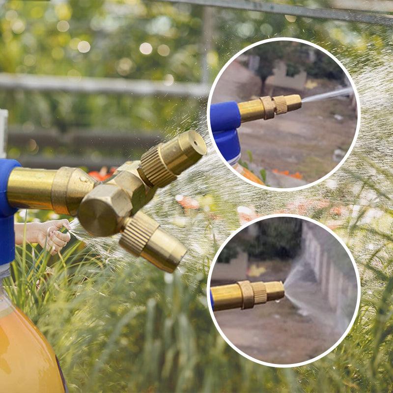 🔥Special Hot Sale - 49% OFF🔥 Double-ended Copper Rod Reciprocating Air Pressure Manual Spray Gun for Watering Flowers