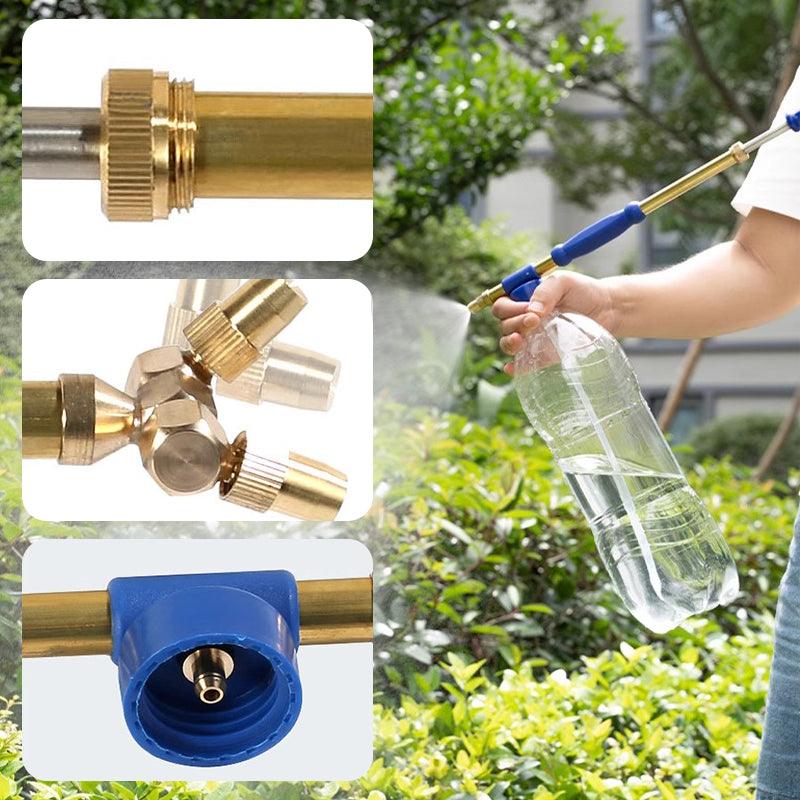 🔥Special Hot Sale - 49% OFF🔥 Double-ended Copper Rod Reciprocating Air Pressure Manual Spray Gun for Watering Flowers