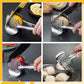 🍋50% OFF NOW! Creative Kitchen Slice Cutting Tool, Food‑Grade Aluminum Alloy Hand‑Held Slicer, Quick Slicing Holder for Lemon, Tomato, Onion & Soft Fruits Vegetables