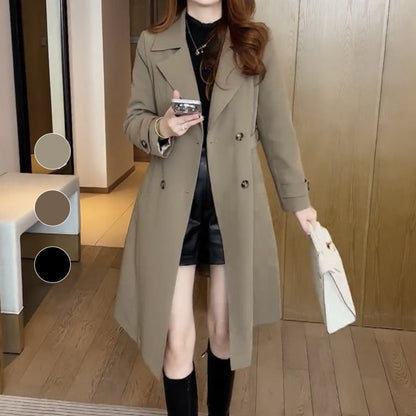 🔥Limited Time 50% Off 🔥Elegant Women's Plush-Lined Trench Coat