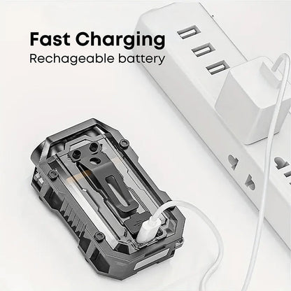 New Version Mini Powerful Rechageable Flashlight (Battery Enhanced Version)