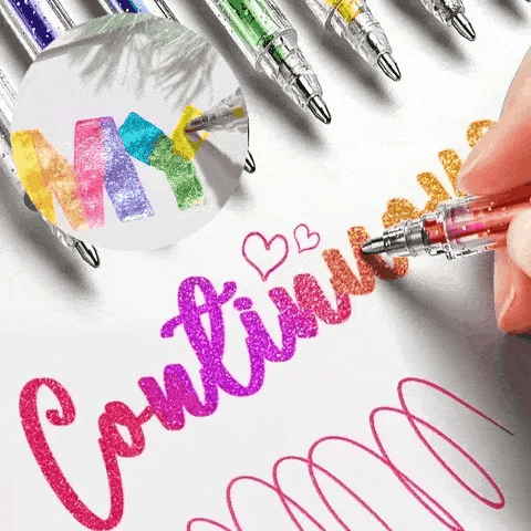 🎁Last Day Sale 49% OFF✨Glitter Gel Pen Set