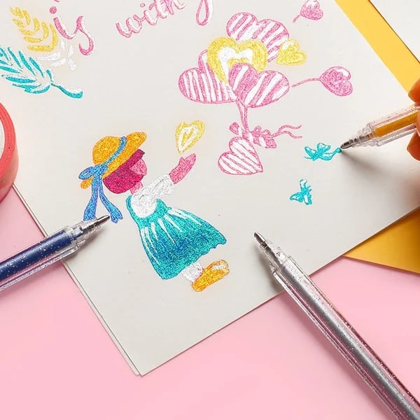 🎁Last Day Sale 49% OFF✨Glitter Gel Pen Set