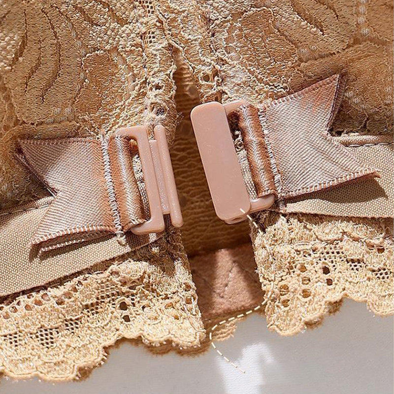 🔥New Hot Selling❤️‍🔥Lace Open Button Closure Anti-Sagging Breathable Bra