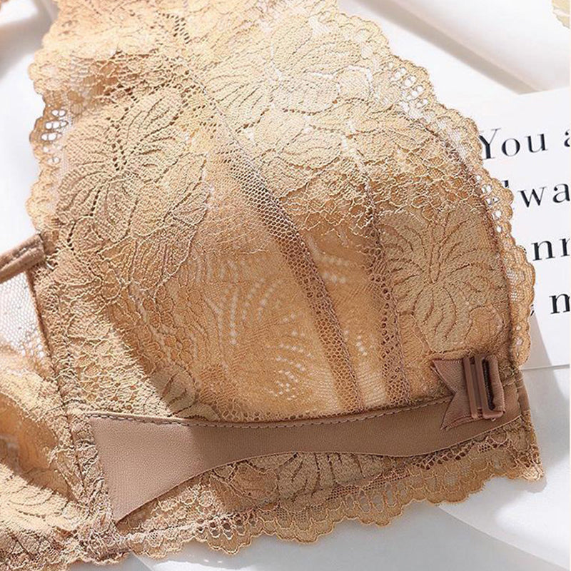 🔥New Hot Selling❤️‍🔥Lace Open Button Closure Anti-Sagging Breathable Bra
