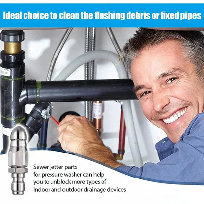 💝50% OFF💝Powerful Pipe Cleaning and Unclogging Nozzle💥